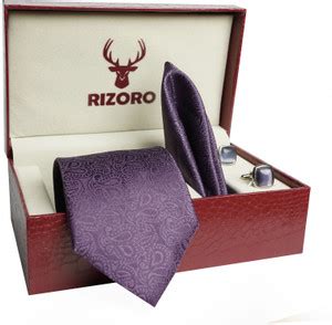 RIZORO Satin Tie & Cufflink - Price in India, Reviews, Ratings ...