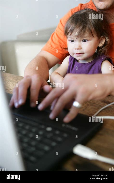 Daughter Using Computer 的图像结果