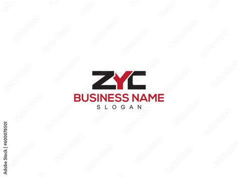 Minimalist Letter ZYC Logo Icon, Alphabet ZY zyc Premium Letter Logo ...