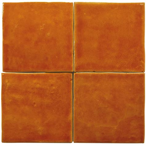 ZELIJ NARANJA DIF HL - SPAIN - ( - - 100x100 mm - 4inchX4inch ) – chabsons