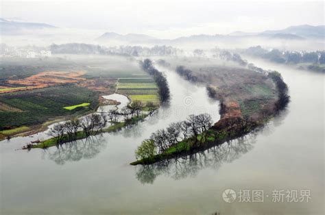 瑶里风景区,江西省,景德镇,无人,河流图片素材