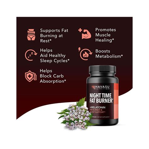 Havasu Nutrition Night Time Fat Burner 60 Pills - Cureka