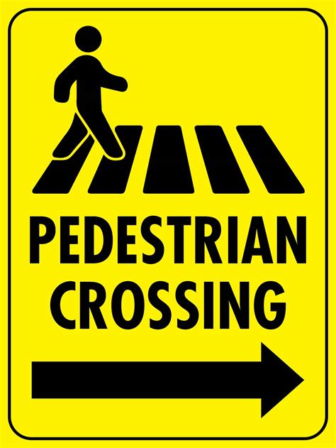 Pedestrian Crossing Sign Crosswalk Safety Signals | Hazlet Township,
