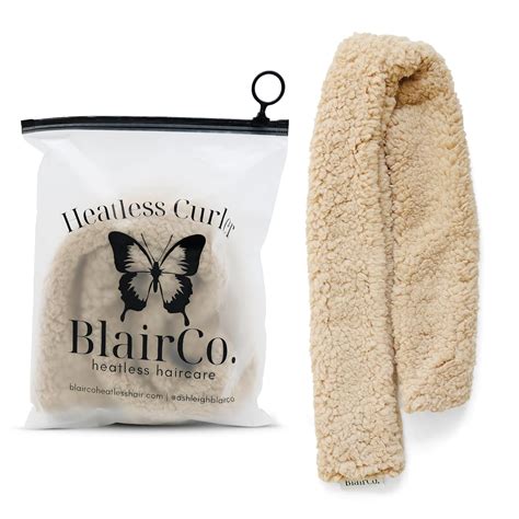 Amazon.com: BlairCo. Beige Unicorn French Braid Heatless Hair Curler ...