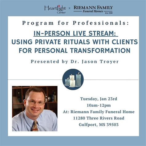 Using Private Rituals With Clients For Personal Transformation, Riemann ...