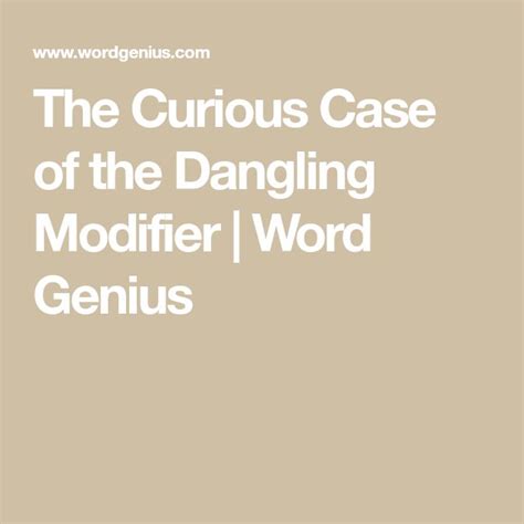 Image result for Dangling Modifier Examples Funny