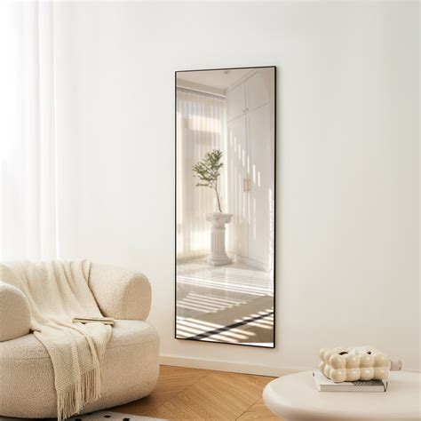 Latitude Run® 65*24 inch Floor Mirror Full Length Mirror Ultra Thin ...