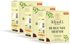 vagad's khadi Mehndi 100% Ammonia Free Henna , Burgundy - Price in ...