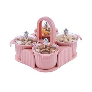 Buy Sweltolite® Unbreakable & Air Tight Dry Fruit Container Tray Set of ...