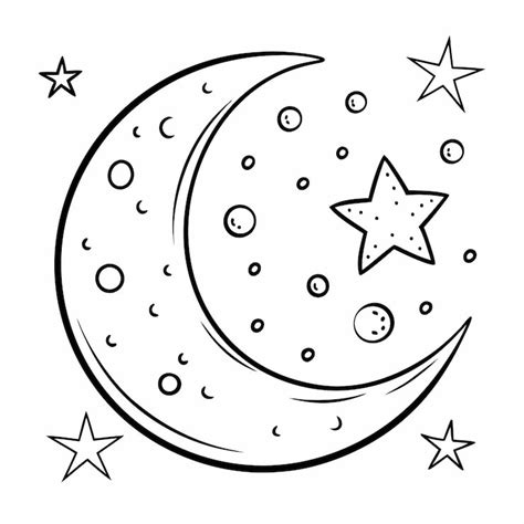 Moon drawing Images - Free Download on Freepik