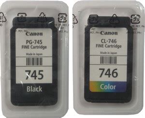 Canon Pixma PG-745, CL-746 Ink Cartridge Valuable Pack Tri-Color Ink ...