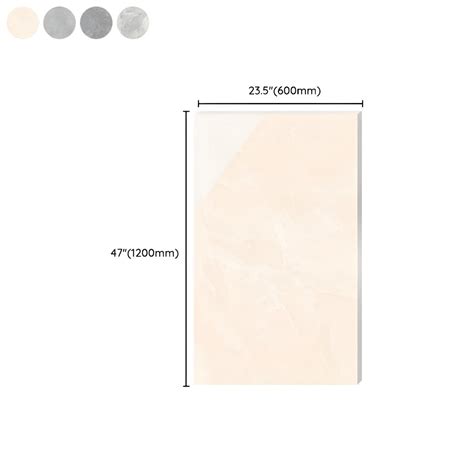 Slip Resistant Floor Tile Straight Edge Polished Marbling Singular Tile ...