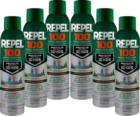 Amazon.com: Repel 100 Insect Repellent, 4 Ounces, 98% DEET 10-Hour ...