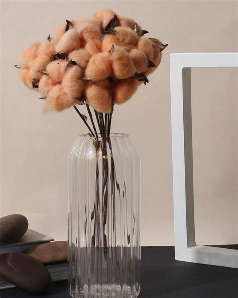 Brown Cotton Faux Decorative Flower Bouquet – Bonhomie