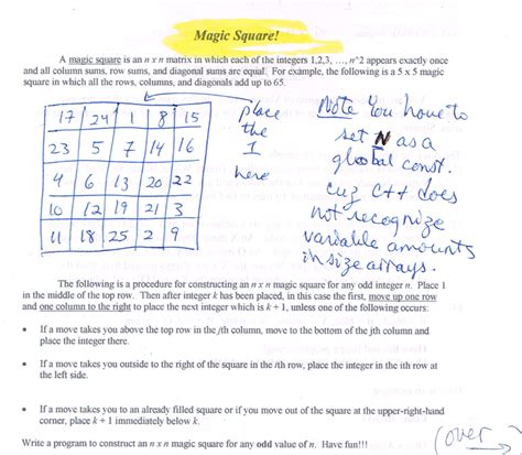 Image result for Magic Square Project Work