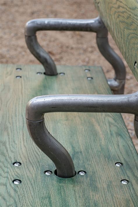 soft baroque's kinetic bench in spain sways and twists