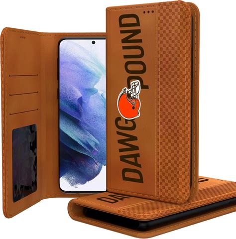 Amazon.com: Keyscaper Brown Cleveland Browns Galaxy Folio Case : Sports ...