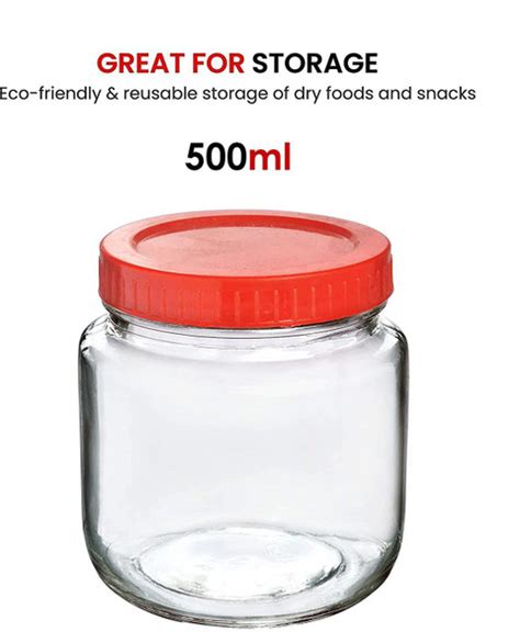 Adhunyk Glass Grocery Container - 500 ml Price in India - Buy Adhunyk ...