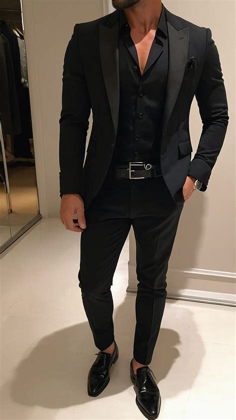 15 Fun Men in Black Costume Ideas That Dazzle | Black suit men, All ...