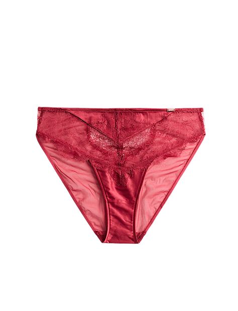 Buy Forget Me Not Lace High Leg Knickers at Marks & Spencer