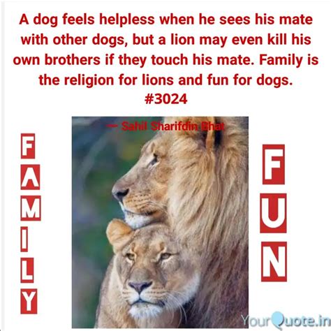 A dog feels helpless when... | Quotes & Writings by Sahil Sharifdin ...