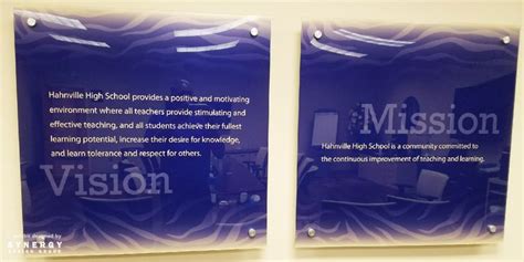 Branded interior installation for client Hahnville High School ...