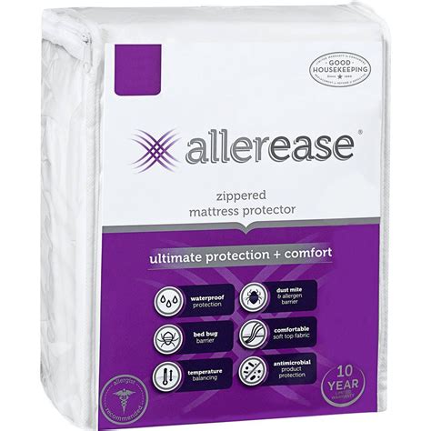 AllerEase Ultimate Allergy Protection and Comfort Zippered Mattress ...