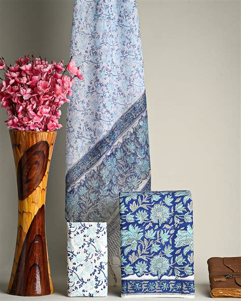 Shop Sanganeri Hand Block Printed Cotton Suit
