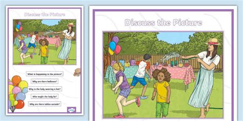 Discuss the Summer Scene Picture Prompt