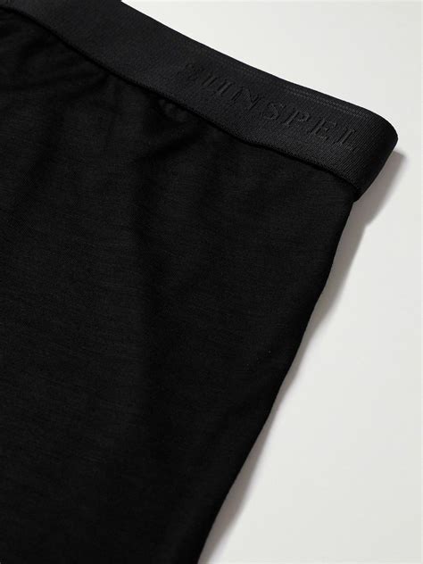 Sunspel - Merino Wool Long Johns - Black Sunspel
