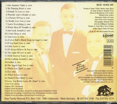 The Danleers CD: One Summer Night (CD) - Bear Family Records