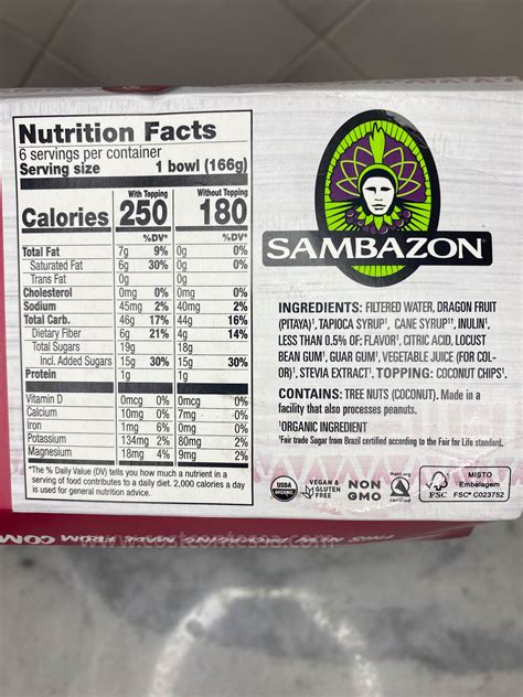 Sambazon Organic Dragon Fruit Bowls at Costco | CostContessa