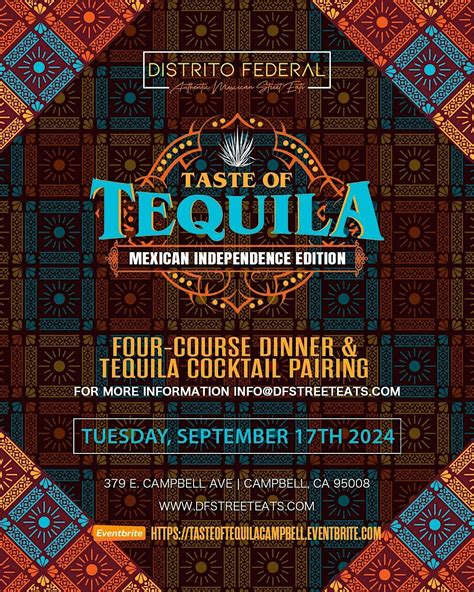Taste of Tequila - Tequila Tuesday Dinner Series, 379 E Campbell Ave, 17 September 2024 | AllEvents