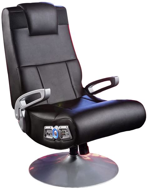 X Rocker SE 2.1 Black Leather Video Gaming Chair for Adult, Teen, and ...