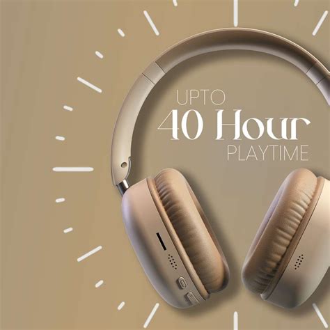 Portronics Muffs M6 Over Ear Wireless Bluetooth Headphone, 40 Hours ...