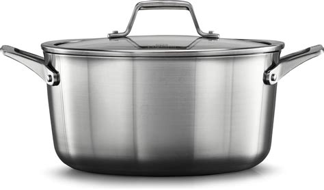 Amazon.com: Calphalon Tri-Ply Stainless Steel 8-Quart Stock Pot with ...