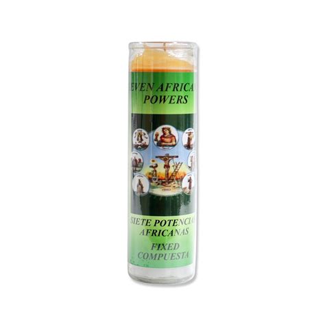 SEVEN AFRICAN POWERS FIXED CANDLE - Papa Jim's Botanica