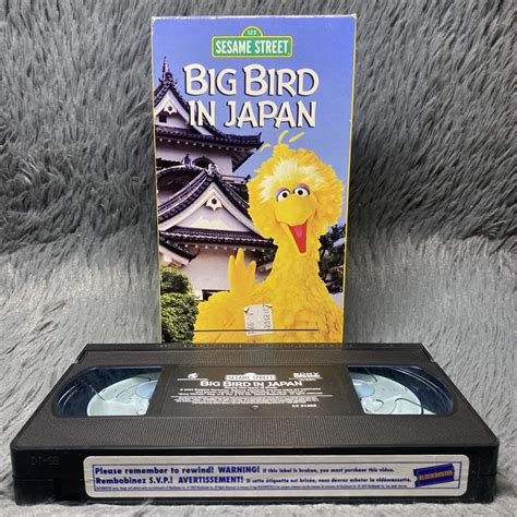 Sesame Street Big Bird In Japan VHS 2004 Sony Wonder Rare Cartoon Movie ...