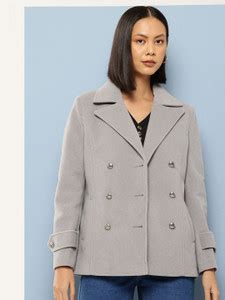 CHEMISTRY Polyester Coat - Buy CHEMISTRY Polyester Coat Online at Best ...