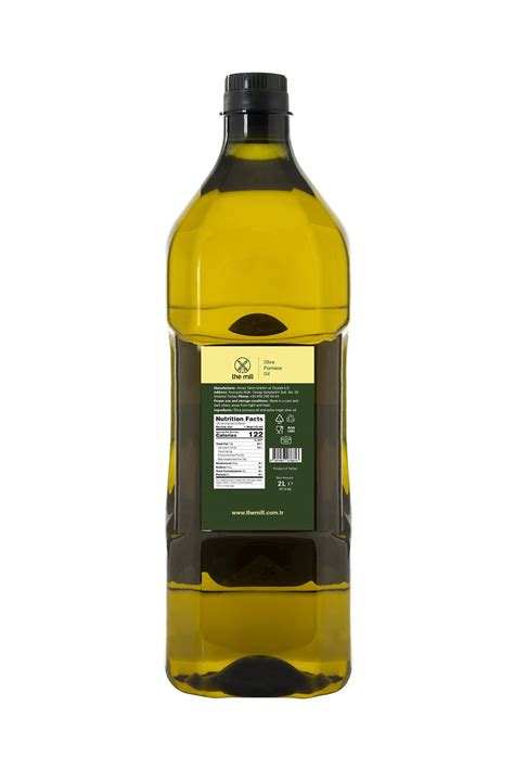 The Mill Olive Pomace Oil 2 Liter PET Bottle