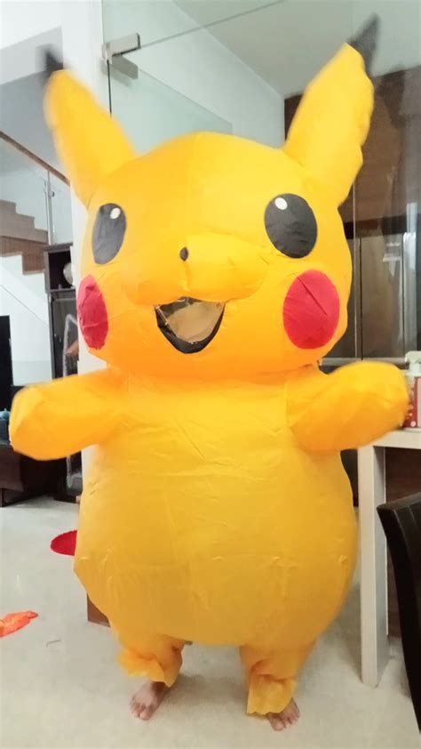 Pikachu Mascot (Inflatable Pokemon Mascot) Cosplay – Mascot Rental for ...