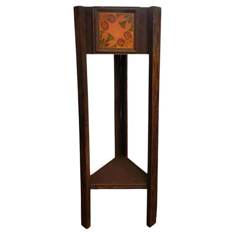 Mid Century Spanish Out Door Plant Stand For Sale at 1stDibs