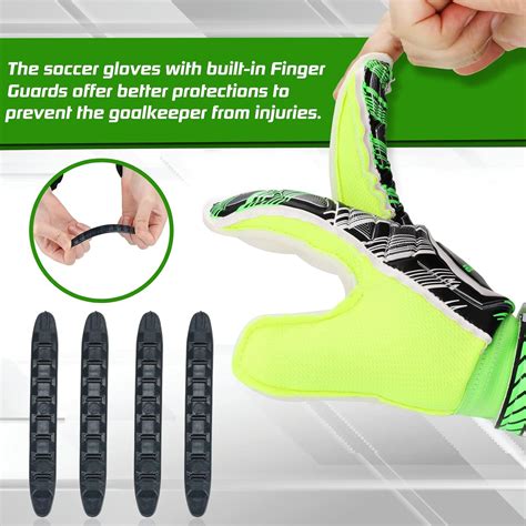 Buy Soccer Goalie Gloves for Kids Gal Youth Goalkeeper Finger Save ...