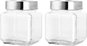 JAJOD Glass Grocery Container - 600 ml Price in India - Buy JAJOD Glass ...