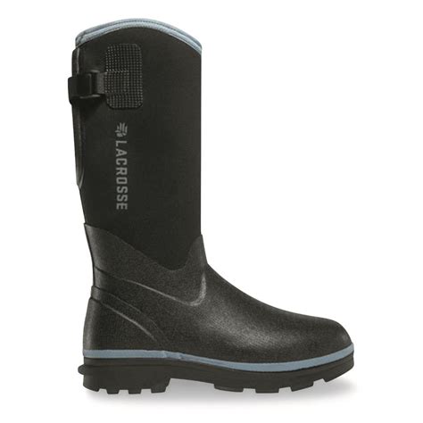 LaCrosse Women's Alpha Range 12" Neoprene Rubber Waterproof Work Boots ...