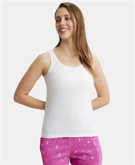Buy Super Combed Cotton Rib Fabric Inner Tank Top With StayFresh ...
