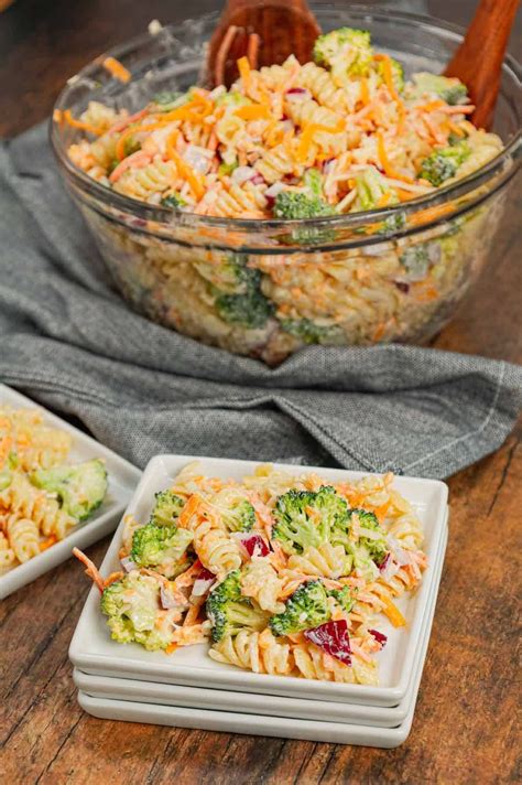 Broccoli Cheddar Pasta Salad Recipe