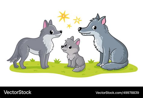 Image result for Cartoon Wolves