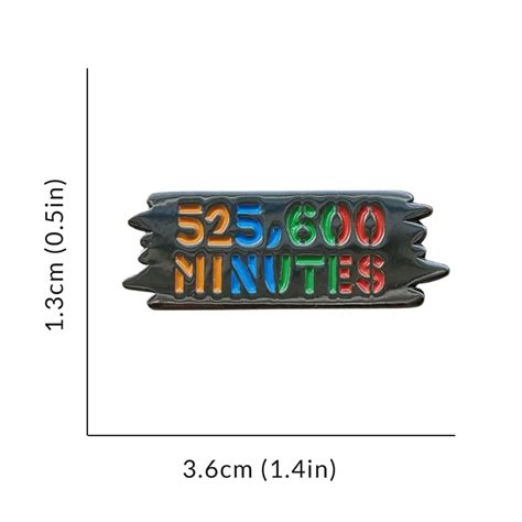 525,600 Minutes – Rent Pin – Musical Theatre Pins