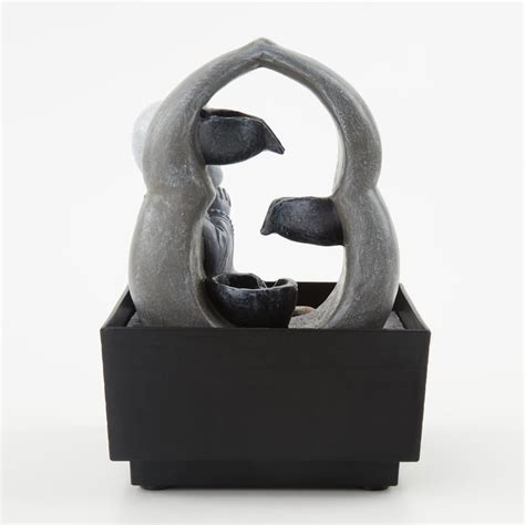 Buy Corsica Alpine Polyresin Standing Buddha Fountain - 12.5x18.5cm ...